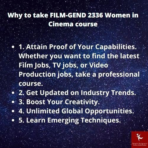 FILM-GEND 2336 Women in Cinema 