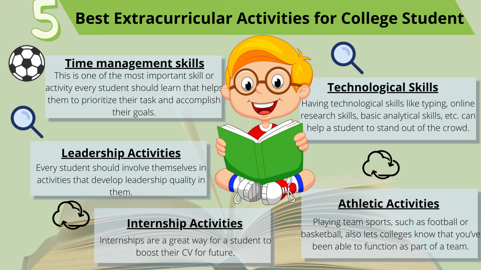 5 Best Extracurricular Activities for College Students