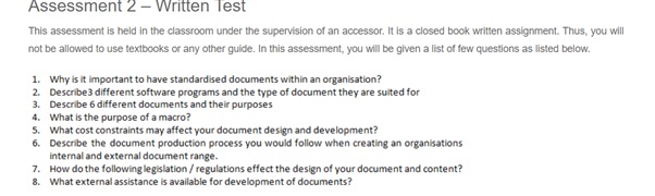 bsbadm506 manage business assessment answer