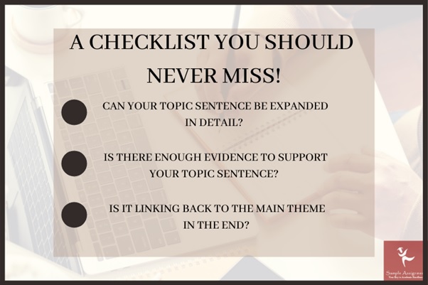 write topic sentence