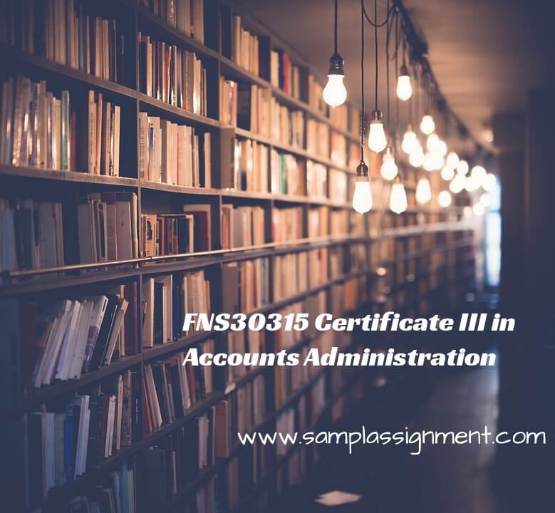 Pocket Guide to FNS30315 Certificate III in Accounts Administration