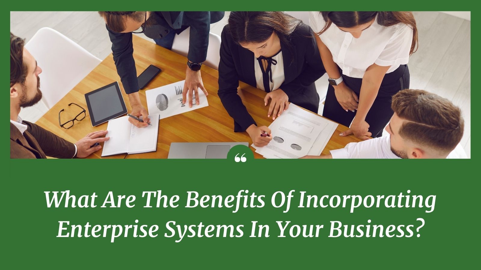 Benefits of Incorporationg Enterprise Systems in Your Business. 