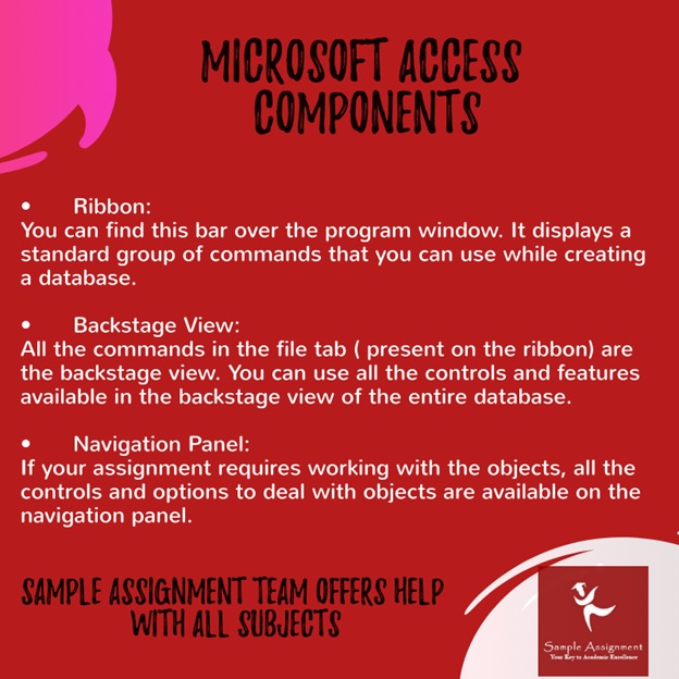 microsoft access components