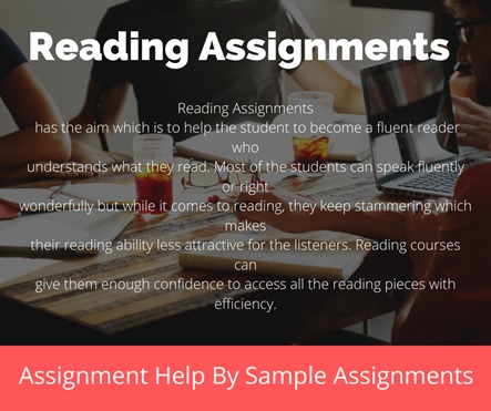 reading assignment help