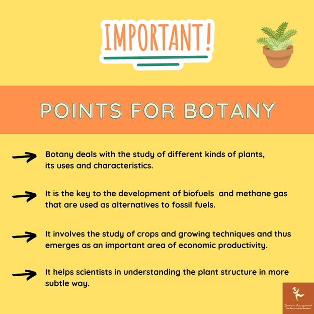 Botany homework help