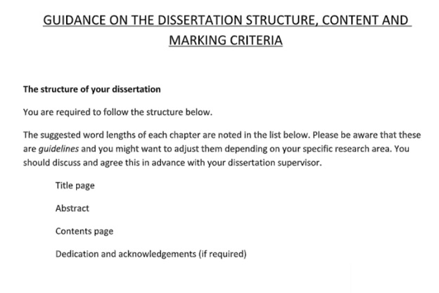 write your dissertation