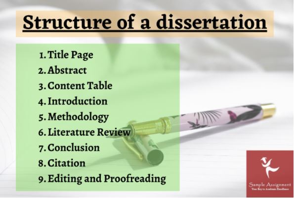 structure of dissertation