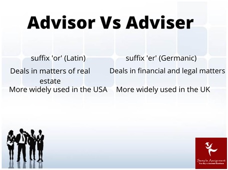 advisor vs adviser