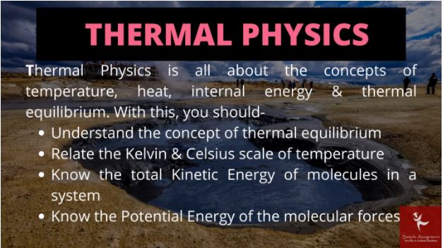 thermal physics homework help