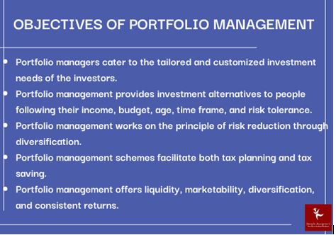 Objective of Portfolio Management