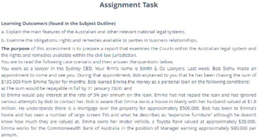 legal system assignment sample online