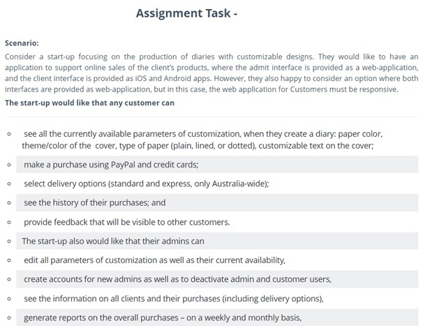 software project management assignment task