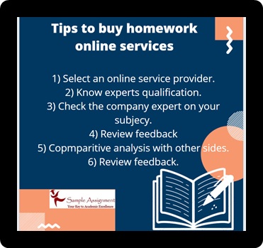 tips to buy homework online services