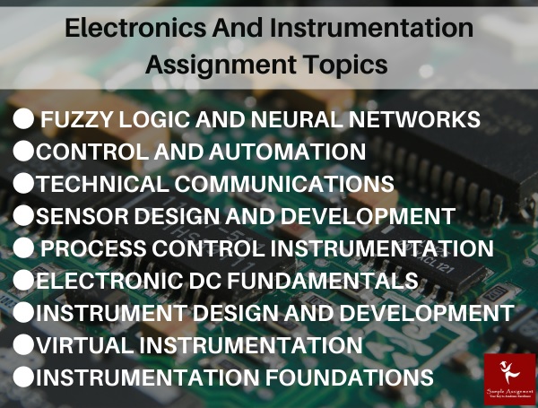 electronics and instrumentation assignment help 