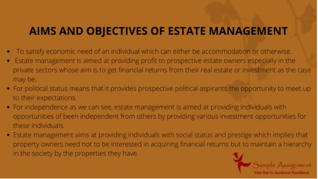estate management assignment