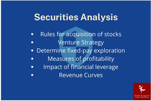 securities analysis homework help USA