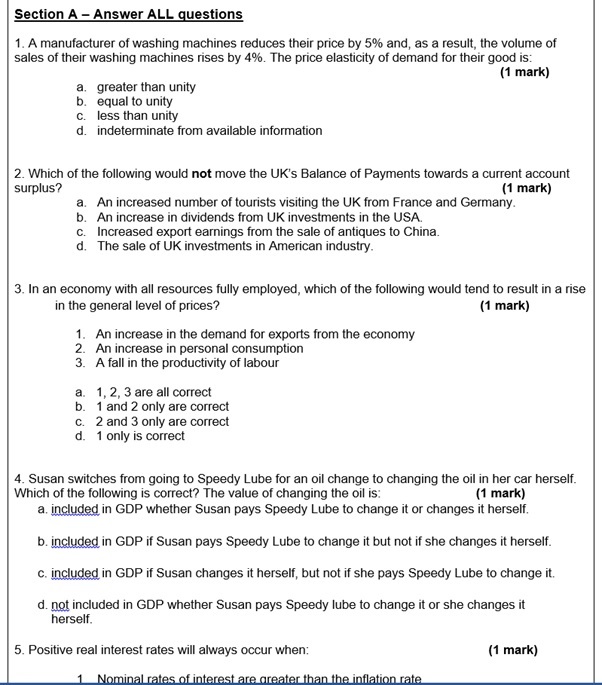 4ac009 economics for accounting assessment answers sample question seca