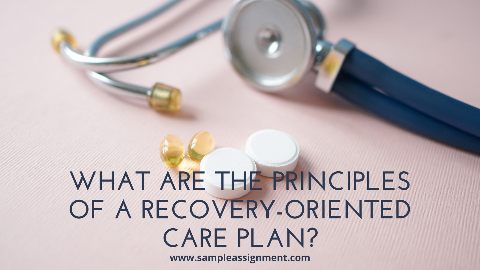 What are the Principles of a recovery oriented care plan