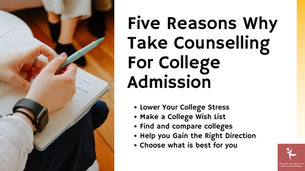 five reasons why take counselling for college admission