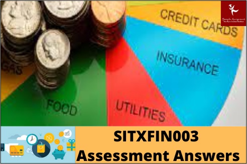 SITXFIN003 assessment answer