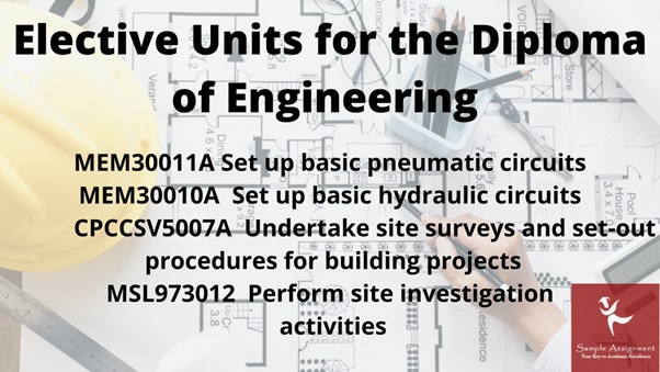 Diploma of Engineering  Technical Assignment Help