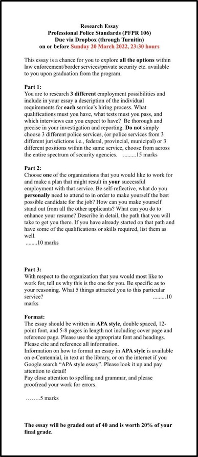 PFPR 10 Professional Police Standards Assessment Answers 2