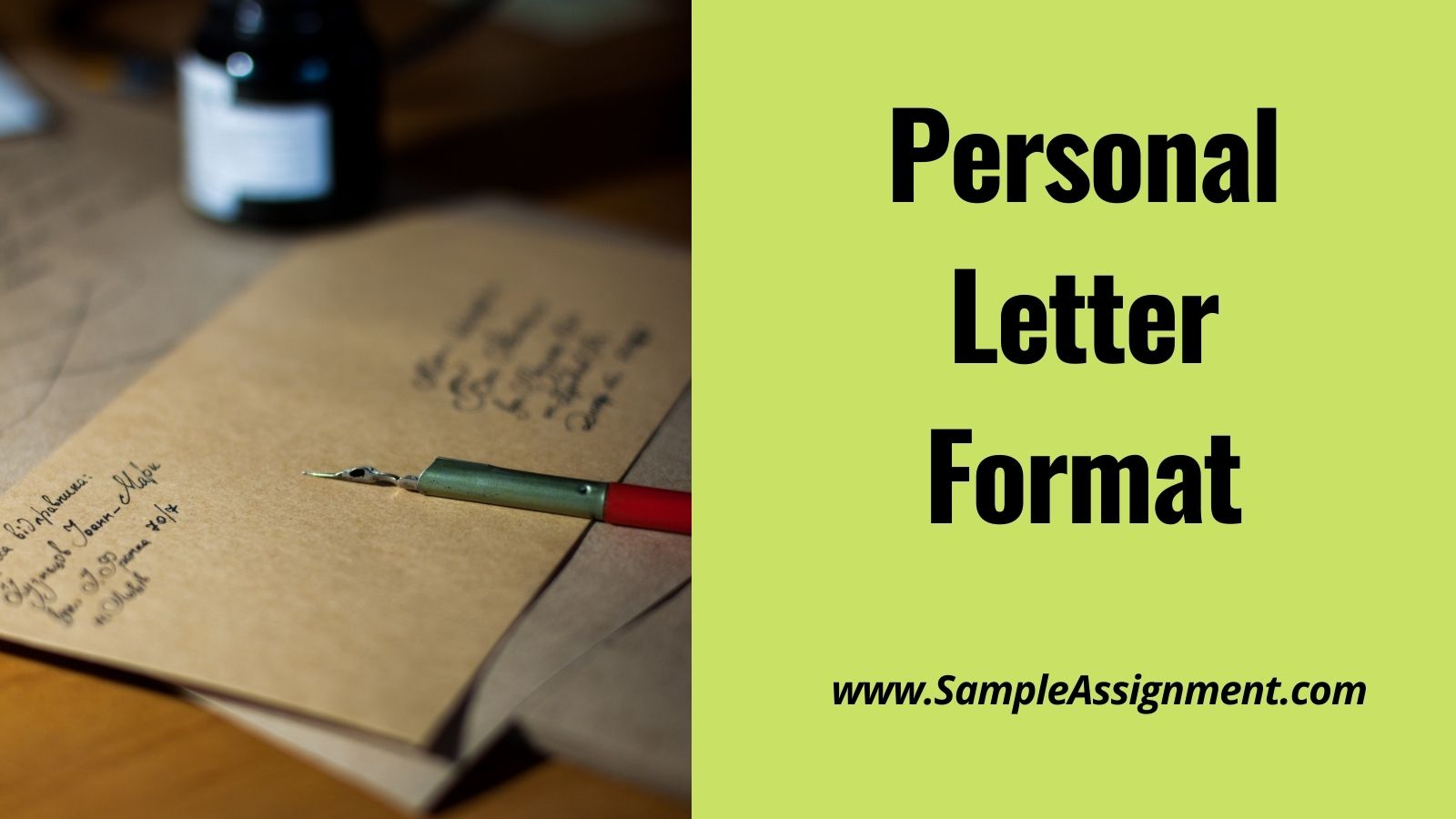 How to Format a Personal Letter